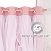 PONY DANCE Girls Curtains for Bedroom Decorative Drapes for Kids