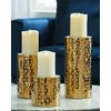 Signature Design by Ashley Marisa 3 Piece Glazed Ceramic Candle