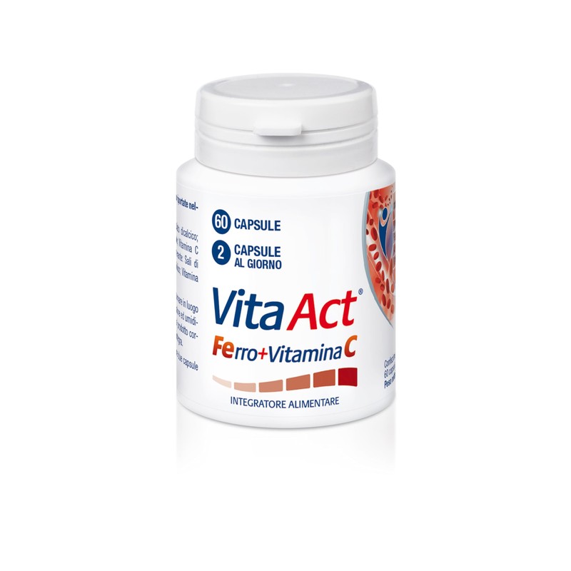 Vita Act Ferro + Vitamina C, Integratore Alimentare a base