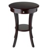 Winsome Wood Sasha Accent Table, Cappuccino
