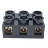 Sscon 2pcs Dual Rows Terminal Block 500V 60A 3 Position