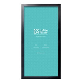 LaVie Home 20x40 Poster Frame Black, Display Pictures 20 x 40, Stable and Sturdy Picture Frame with Polished Plexiglass, Horizontal and Vertical Format of The Wall（1 Pack）