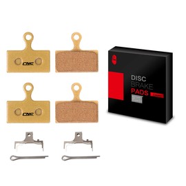 CNC Bicycle Brake Pads for Shimano G01S G02S G03S G02A, 2 Pairs of Semi-Metallic Brake Pads for Shimano XT XTR SLX Deore, Semi-Metallic