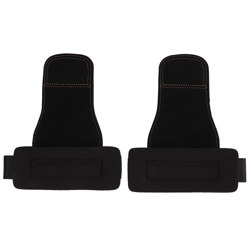 1Pair Real Leather Weight Lifting Wrist Straps Weight Lifting Grips