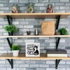 Funny Cat Desk Decor, Rustic Wooden Box Sign Cute Office