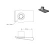 M8 Long Stainless Steel U -Style Clip-On Nut,U-Type Fasteners (Pack