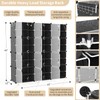 WEXCISE Portable Shoe Rack Organizer with Door, 48 Pairs Shoe