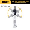 Titan 11340 1/4-Inch Drive x 2-1/4-Inch 90-Tooth Swivel Head Nano