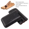 Leather Cigar Case Portable 3 Finger Cigar Humidor Carrying Case