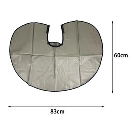 AOTISBAO 2 capas profesionales impermeables para teñir el cabello, capas de peluquería ajustables para corte de pelo, capas cortas para peinar el cabello, cortes y colores, Gris