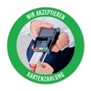 WIRKSAMWERBEN Sticker – We accept card payment, credit cards possible