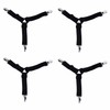 4-Piece Bed Sheet Grippers for Secure Sheet Fit - Adjustable