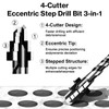 Lytool Tungsten Carbide Porcelain Tile Drill Bits Set with 1/4"
