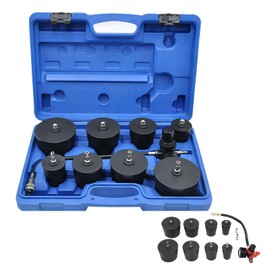 9-Piece Turbocharger Charge Air System Adapter Set Intercooler Pressure Kit Tester Test Tools for Charge Air Hoses, Exhaust Gas Turbochargers and Compressor Systems