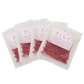 Pioneer Planning Sakura Flower Flakes, 0.1 oz (3 g) x 4 Bags
