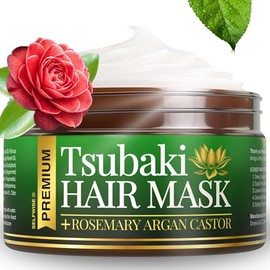 SELFWISE Mascarilla Capilar Premium Tsubaki Lujosa Mezcla De Aceites Japoneses De Camelia, Argn Y Romero. Reparacin Profunda Y Brillo Sedoso Para...  