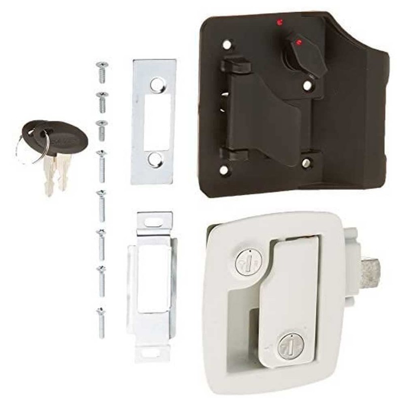 AP Products (013-534) White Trailer Lock with Key