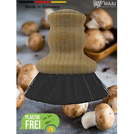 MAAJ Vegetable Brush and Mushroom Brush Set for Carrots, Vegetables, Mushrooms, Chanterelles - Made in Germany