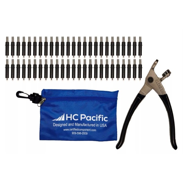 HC Pacific 50 each C5/32 Cleco Fasteners (Made in USA)