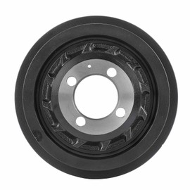 A-Premium Engine Harmonic Balancer Crankshaft Pulley Compatible with Hyundai Santa Fe 2001-2004, Sonata 1999-2005 & Kia Magentis 2001-2004, Optima 2001-2006, DOHC L4 2.4L, Replace# 2312438200