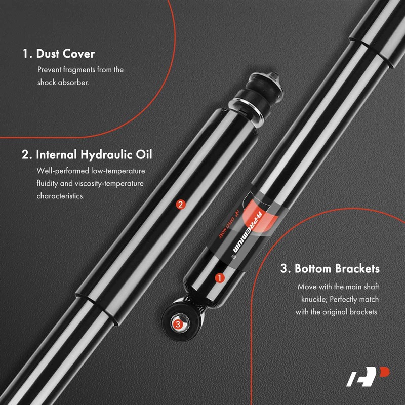 A-Premium Set (4) Front and Rear Shock Absorber Compatible with