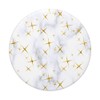 WHITE GOLD MARBLE PHONE GRIP - PRETTY TRENDY - GOLD