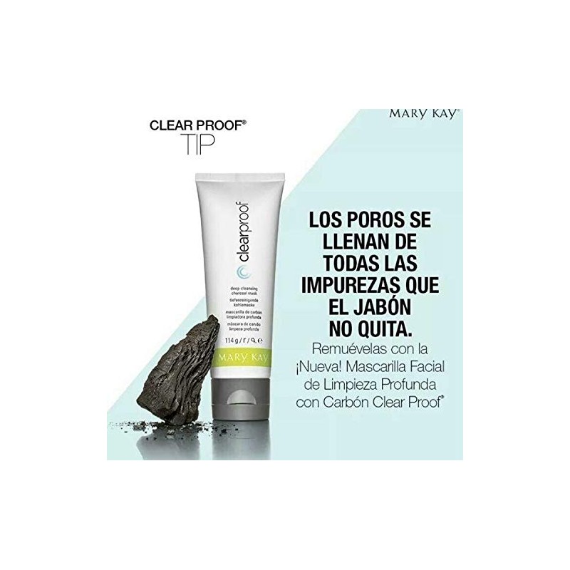 Mascarilla Facial de Limpieza Profunda con Carbón Clear Proof