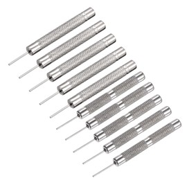uxcell Watch Band Pin Punch 0.9mm 1mm Dia Watch Straps Link Pin Remover Repair Tools 10 pcs
