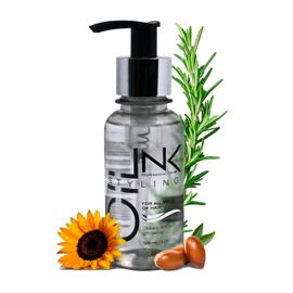 NK Professional Care Aceite Para Estilizar | Silicona De Alta Tecnología Para El Cabello | Brilla Sin Engrasar | Cabello Brillante, Suave Y Sedoso | 120Ml | 4 Oz. Claro
