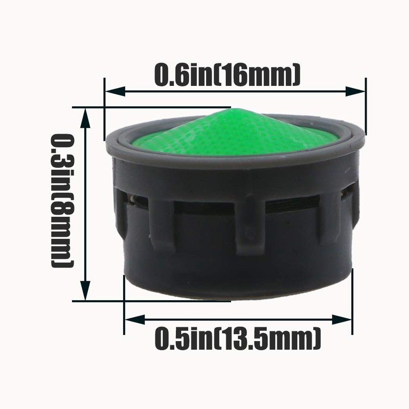 Kaileyouxiangongsi 4.5 GPM Flow Restrictor Insert Faucet Aerators, Standard Size,