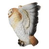 Realistic Woodlands Wildlife Common Barn Owl Bird Spreading Its Wings