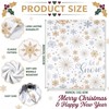 60 x 80 Inch Christmas Let It Snow Plush Throw
