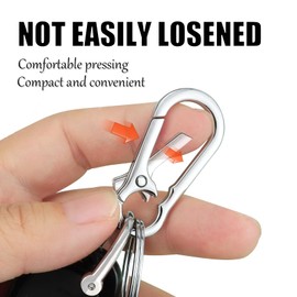 BetaClos Keychains Metal Key Chain Ring Clip Holder Organizer for Home Car Keys Keyring Accessories Women Men