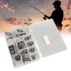 75Pcs Fishing Rod Tip Repair Kit Fishing Rod Guides Stainless