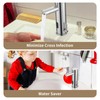 HHOOMMEE Automatic Touchless Bathroom Sink Faucet Motion Activated Sensor Hands