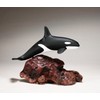 ORCA KILLER WHALE Sculpture by JOHN PERRY Large version 10in
