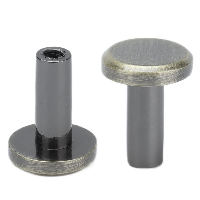 CHEOTIME Leather Handles for Drawers, Modern Leather Cabinet Pulls Simple
