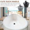 Bathtub Stopper, 2Pcs Silicone Tub Drain Plug with Cute Duck