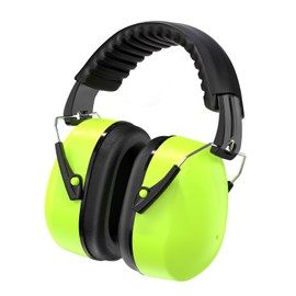 Kriogor Ear Defenders, SNR 32 dB Hearing Protection, Noise Protection, Headphones, NRR 23 dB Professional Foldable Ear Defenders for Men and Women, for Autism, Shooting, Sports, Hunting, Construction,