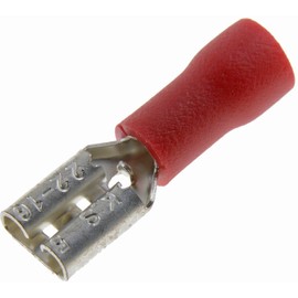 Dorman 86425 22-18 Gauge Female Disconnect, .187 in., Red, 20 Pack