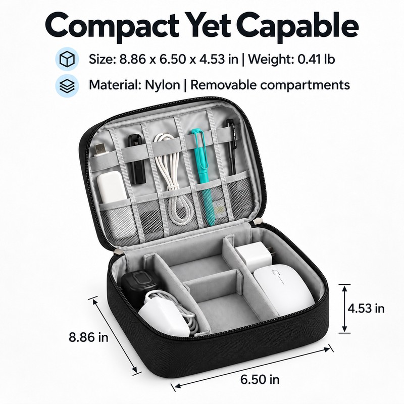 Smell Proof Storage Bag for Travel – Large Capacity Organizer