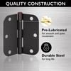 Design House Door Frame Hinges, Water-Resistant, Pre-Lubricated, For Left or