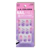 L.A. COLORS Nail Frill Artificial Nail Tip (carded), True Beauty