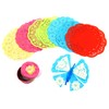 Craftplay Doilies | Assorted colours | Pack of 120 |