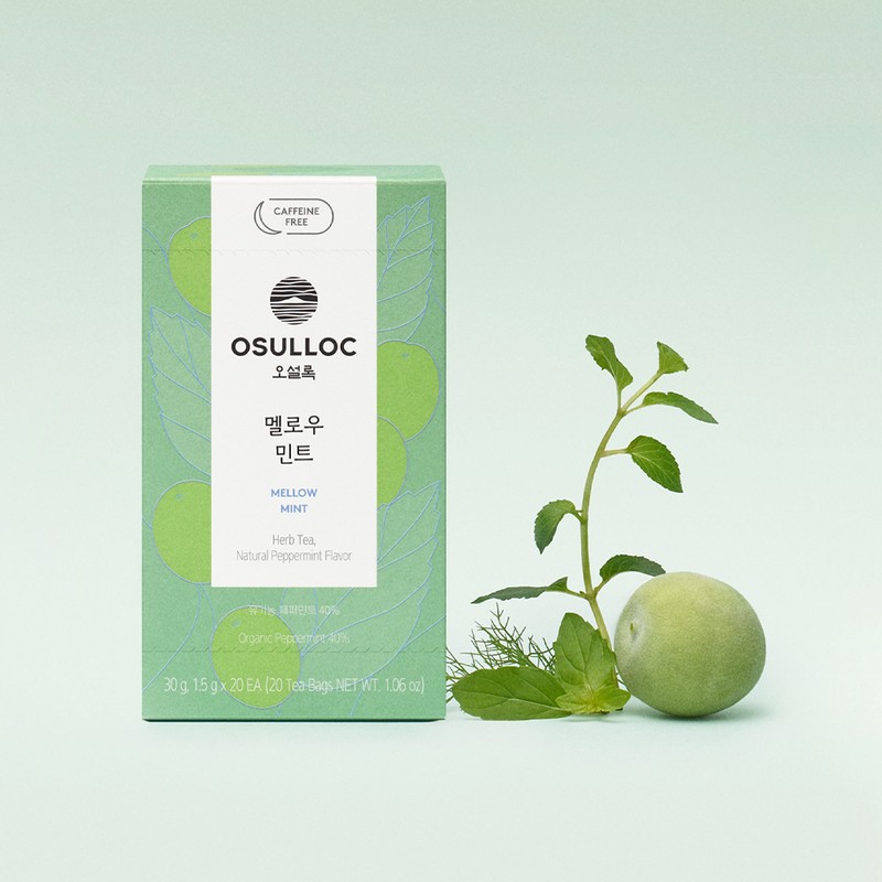 Osulloc [오설록]NEW허브티 20입 (멜로우 민트/캐모마일 라벤더/ 체리 루이보스) (원산지:상세설명참조) [Osulloc]