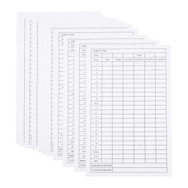 ifundom Pack of 12 Golf Scorecards Paper Competition Scorecards for Sports Golf Game Score Cards