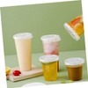MAGICLULU 500pcs Leak-proof Cup Caps For Takeout Paper Cup Covers