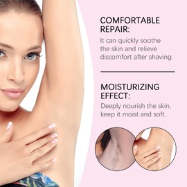 Tlizzf Strawberry Vanilla After Shave Oil Smooth Skin for Women, Soft Serve After Shave Oil, Ingrown Hair Prevention & Hydrating Skin-3oz (1)