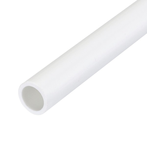 sourcing map PVC Rigid Tube Round Pipe Hardware Tubing 6mm(1/4")