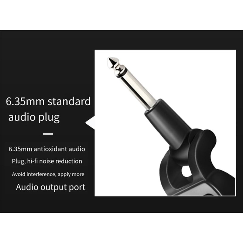 Fahgaer Wireless Guitar Transmitter and Receiver Audio Transmitter for Electric